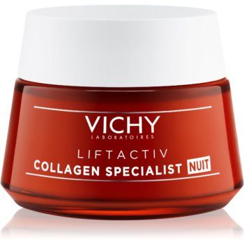 Vichy Liftactiv Collagen Specialist Cremă de noapte intensă pentru riduri