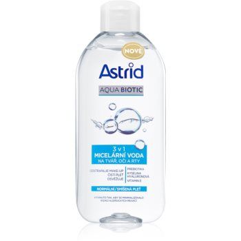 Astrid Aqua Biotic apă micelară 3 în 1 pentru piele normală și mixtă