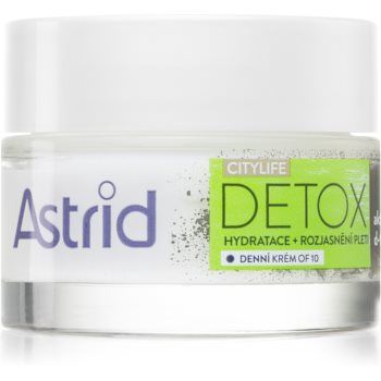 Astrid CITYLIFE Detox crema de zi hidratanta cu cărbune activ