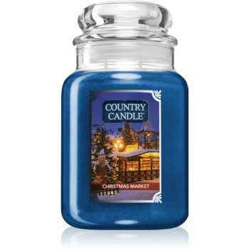 Country Candle Christmas Market lumânare parfumată