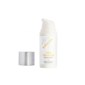 Crema contur ochi Revitalizanta, cu ulei din samburi de caise, Viorica, 30 ml