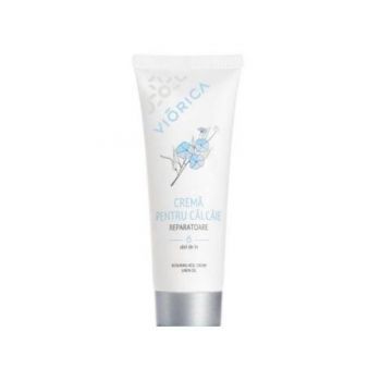 Crema reparatoare pentru calcaie, cu ulei de in, Vioirca, 75 ml