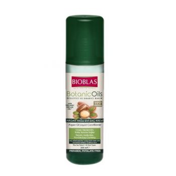 Balsam de păr lichid cu ulei de argan Bioblas Botanic Oils, 200 ml