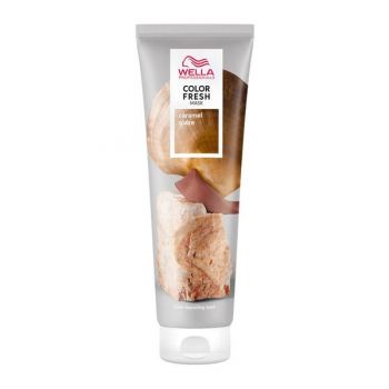 Masca de Par Nuantatoare cu Pigment Caramel pentru Par Saten - Wella Professionals Color Fresh Mask, Caramel Glaze, 150 ml de firma originala