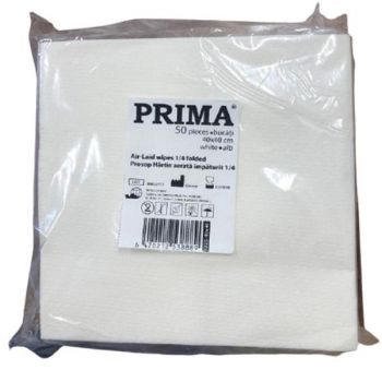 Prosop Hartie Aerata Impaturit - Prima Air-Laid Wipes 1/4 Folded 50 buc de firma original