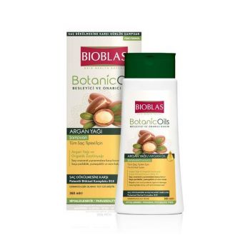 Sampon Bioblas Botanic Oils cu ulei de argan pentru toate tipurile de păr, 360 ml