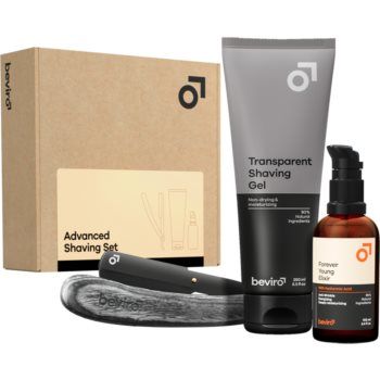 Beviro Advanced Shaving Set set cadou pentru bărbați Beviro Advanced Shaving Set set cadou pentru bărbați