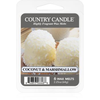 Country Candle Coconut & Marshmallow ceară pentru aromatizator