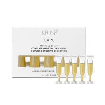 Fiole Tratament cu Cheratina - Keune Care Miracle Elixir Concentrated Keratin Booster, 15 x 2 ml de firma original