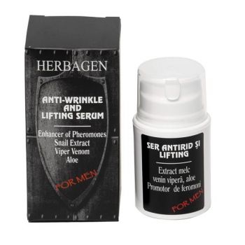 Ser Antirid si Lifting pentru Barbati Herbagen, 50 g ieftin