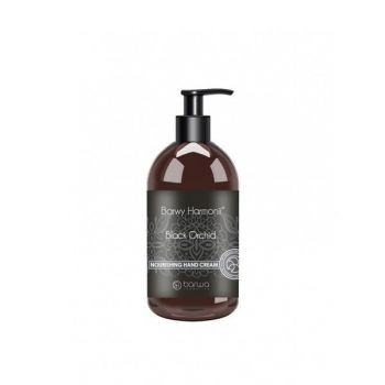 Crema de maini cu dispenser, cu orhidee neagra, Barwa Cosmetics, 200 ml
