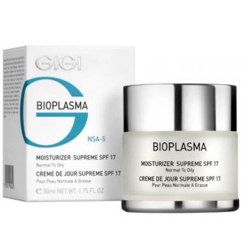 Crema Supreme Hidratant SPF17 ten norml spre gras GIGI Bioplasma 200ml