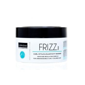 Masca pentru par cret Lorvenn Frizz free Curl & Elasticity 500 ml