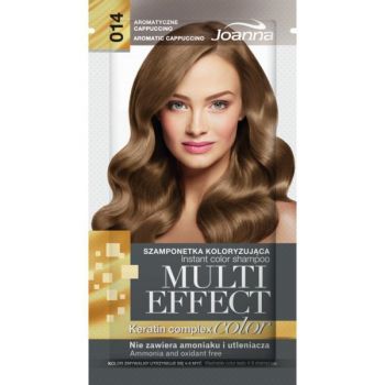 Sampon nuanțator fără amoniac Joanna Multi Effect 014 capuccino, 35ml ieftin