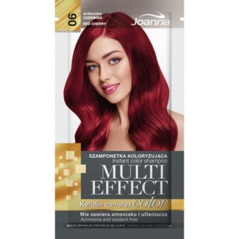 Sampon nuanțator fără amoniac Joanna Multi Effect 06 roșu vișiniu, 35ml