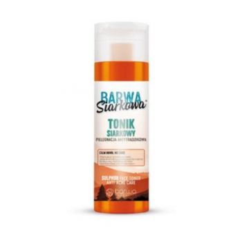 Tonic facial, antibacterian cu sulf, Barwa Cosmetics, 200 ml de firma originala