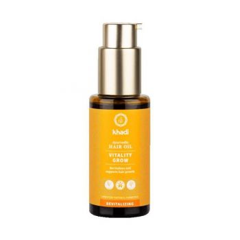 Ulei de Par Indian cu Ricin pentru Stimularea Cresterii Parului Khadi, 50 ml Ulei de Par Indian cu Ricin pentru Stimularea Cresterii Parului Khadi, 50 ml