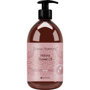 Ulei natural de dus cu trandafiri, Harmony, Barwa Cosmetics, 440 ml