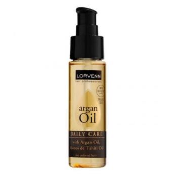 Ulei tratament pentru par vopsit Lorvenn Argan Oil Daily Care Travel Size 50 ml