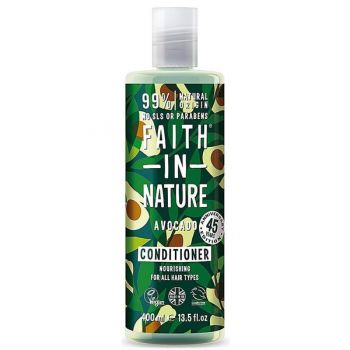 Balsam Hidratant cu Avocado pentru Toate Tipurile de Par Faith in Nature, 400 ml la reducere