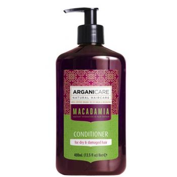 Balsam Ultra Hranitor cu Ulei de Macadamia pentru Par Uscat si Deteriorat Arganicare, 400 ml