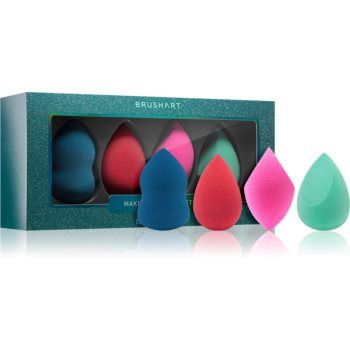 BrushArt Make-up Sponge Set Blue Galaxy burete pentru machiaj BLUE GALAXY de firma original