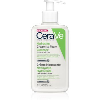 CeraVe Cleansers crema de curatare sub forma de spuma pentru ten normal spre uscat