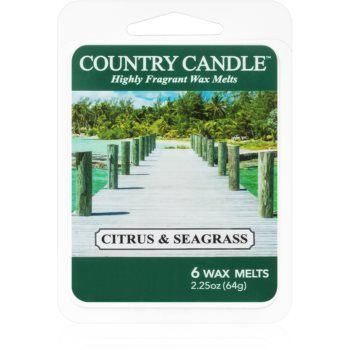Country Candle Citrus & Seagrass ceară pentru aromatizator