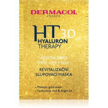 Dermacol Hyaluron Therapy 3D masca revitalizanta pentru fata cu efect de peeling cu acid hialuronic