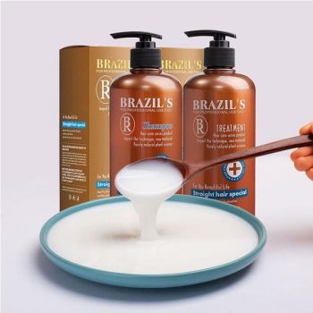 Kit reparator cu Keratină Braziliană ( sampon 500ml + Tratament 500ml) - Formaldehyde Free