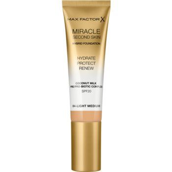 Max Factor Miracle Second Skin fond de ten crema hidratant SPF 20