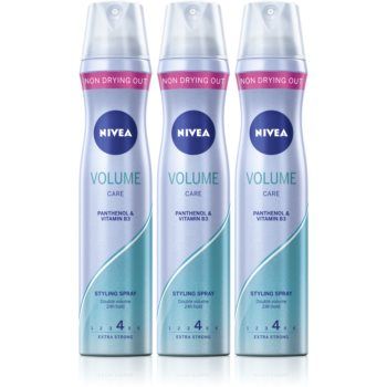 NIVEA Volume Care fixativ pentru volum maxim 3 x 250 ml