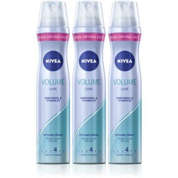 Nivea Volume Care fixativ 3 x 250 ml (pentru volum maxim)