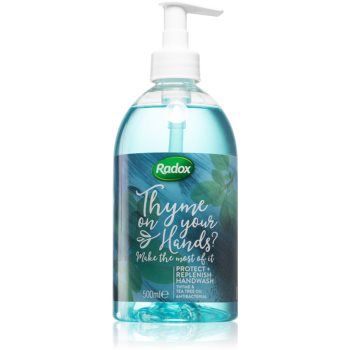Radox Thyme on your hands? săpun lichid antibacterial