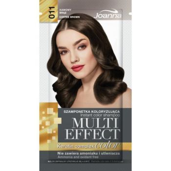 Sampon nuanțator fără amoniac Joanna Multi Effect 011 cafeniu, 35ml