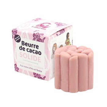 Unt Roz de Cacao Organic Solid pentru Fata si Corp, cu Iris si Tonka -Zero Waste Lamazuna, 54 g ieftina