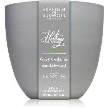 Ashleigh & Burwood London The Heritage Collection Grey Cedar & Sandalwood lumânare parfumată