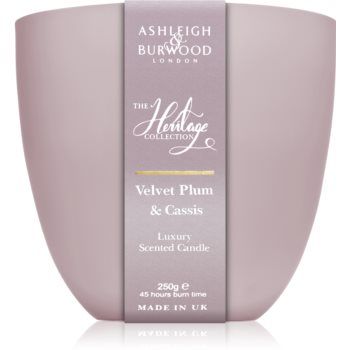 Ashleigh & Burwood London The Heritage Collection Velvet Plum & Cassis lumânare parfumată