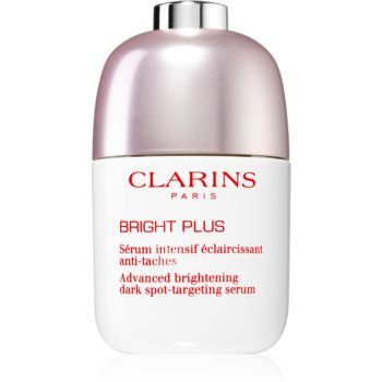 Clarins Bright Plus Advanced dark spot-targeting serum ser facial cu efect iluminator impotriva petelor intunecate