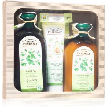 Green Pharmacy Herbal Care set cadou(pentru par normal) ieftin