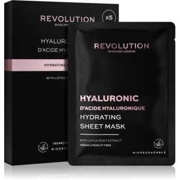 Revolution Skincare Hyaluronic Acid set de măști textile pentru hidratare intensa