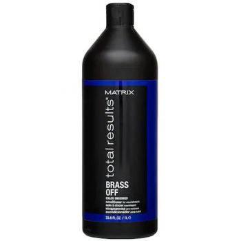 Balsam Neutralizator pentru Par Blond - Matrix Total Results Brass Off Color Obsessed Conditioner, 1000 ml de firma original