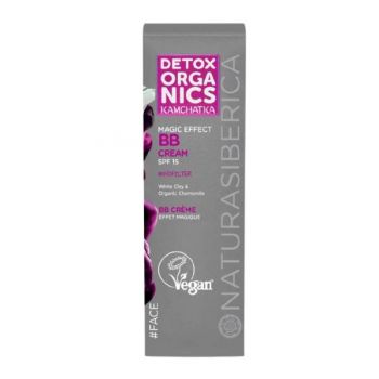 BB Cream Magic Efect FPS15 cu Musetel si Argila Alba Detox Organics, 30 ml