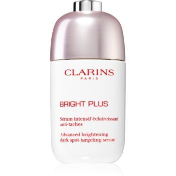 Clarins Bright Plus Advanced dark spot-targeting serum ser facial cu efect iluminator impotriva petelor intunecate