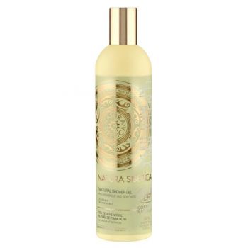 Gel de Dus Nutritiv cu Plante Siberiene Shishka Honey Natura Siberica, 400 ml