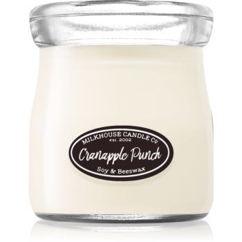 Milkhouse Candle Co. Creamery Cranapple Punch lumânare parfumată Cream Jar