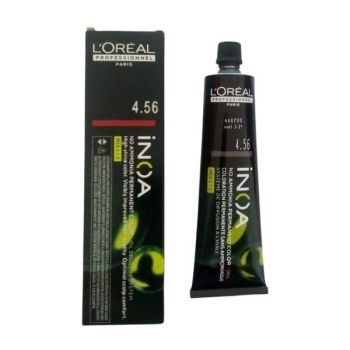 Vopsea de Par Demi-permanenta L'Oreal Professionnel Inoa 4.56 Medium Brown Mahogany, 60 ml de firma originala