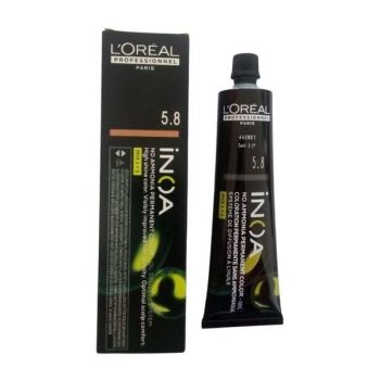 Vopsea de Par Demi-permanenta L'Oreal Professionnel Inoa 5.8 Light Mocha Brown, 60 ml de firma originala