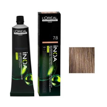 Vopsea de Par demi-permanenta L'Oreal Professionnel Inoa 7.8 Mocha Blonde, 60 ml de firma originala