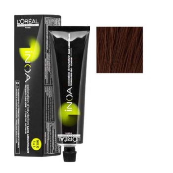 Vopsea de Par Demi-permanenta L'Oreal Professionnel Inoa 5.35 Light Brown Gold Mahogany, 60 ml